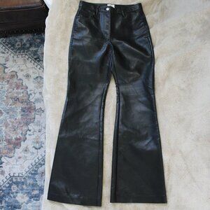 Aritzia 'Melina' Faux Leather Flare Pant